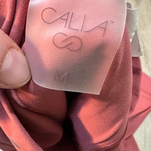 Calia Rust Red Strechy Leggings with Pockets Size M 😻 - Picture 2 of 5